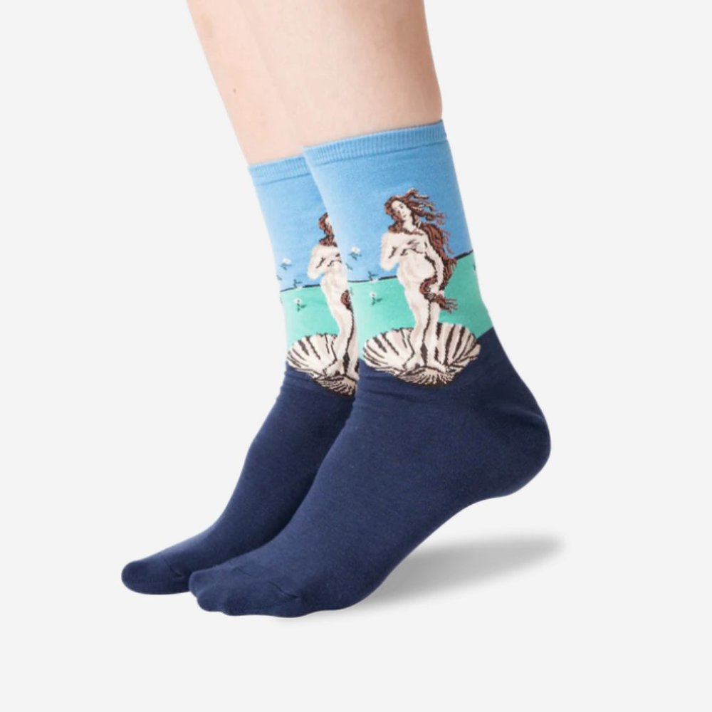 Hot Sox Botticelli Birth of Venus Socks (NWT)